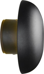 Lampada da parete LED nera opaca con ricarica USB Davey – Trio