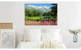 Quadro  Spring in the Alps (1 Part) Wide  Larghezza x Altezza Home decor 90x60