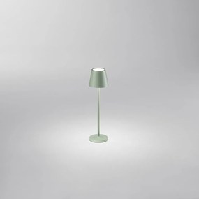 MINI DIVA Lampada da tavolo ricaricabile a batterie in alluminio pressofuso verniciato a polvere per uso interno/esterno