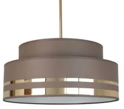 Lampadario a sospensione con filo TAMI 1xE27/60W/230V marrone/oro
