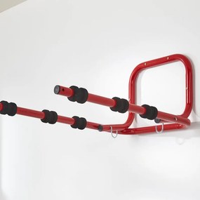 Supporto bicicletta da parete per 3 posti L 75 x H 30 cm