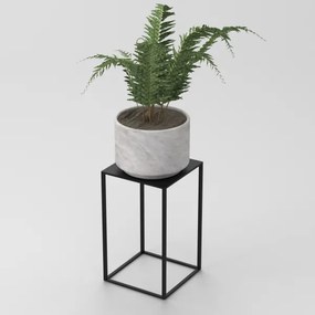 Portafiori 40x24 cm nero