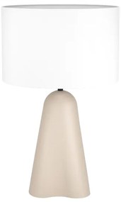 Eglo 390365 - Lampada da tavolo TOLLERIC 1xE27/40W/230V beige