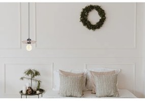 Lampadario a sospensione con filo FALCO 1xE27/60W/230V diametro 20 cm beige