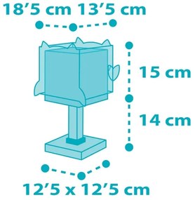 Dalber 64391 - Lampada per bambini LITTLE OWL 1xE14/8W/230V