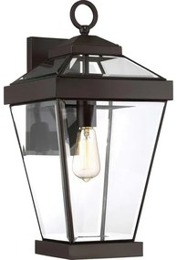Applique classico chic da esterno QZ-RAVINE2-L bronzo IP44 1X E27 ELSTEAD