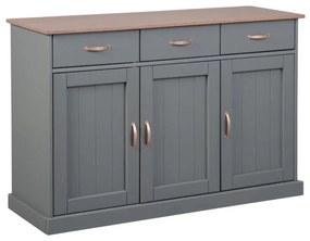 Credenza 3 ante 3 cassetti in pino  grigio