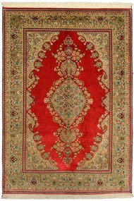 Cashmere Silk Tappeto 140 x 200 Beige (Indian) Annodato A Mano