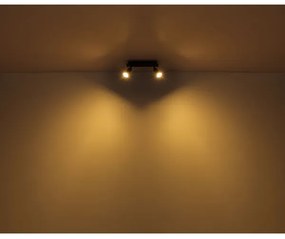 Globo 57998-2 - Faretto DREW 2xGU10/35W/230V nero