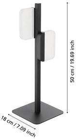 Eglo 98878 - Lampada da tavolo a LED ERVIDEL 2xLED/4,5W/230V