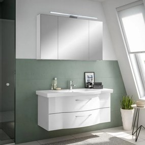 Specchio Contenitore Con Illuminazione PELIPAL bianco L 120 x H 70.3 x P 17 cm