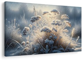 Quadro su tela – Brina sui fiori