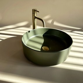 Lavabo da appoggio Rea SAMI GREEN MATT