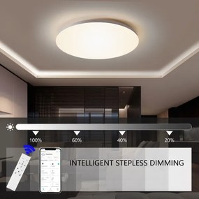 Brilagi - Plafoniera LED dimmerabile SMART 24W/230V Wi-Fi Tuya + telecomando