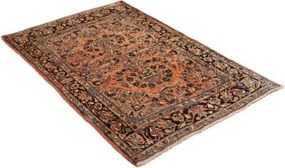 Antik Floreale Terracotta Blu Scuro 100x150 Cm