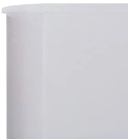 Paravento a 6 Pannelli in Tessuto 800x80cm Bianco