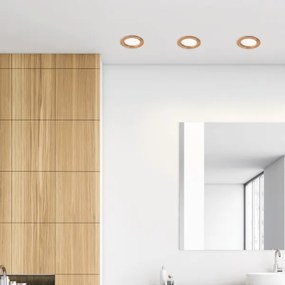 Lampada LED da incasso WOODY SPOT LED/12,5W/230V 4000K quercia ø 16 cm