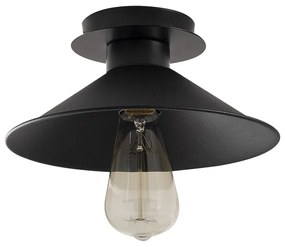 Lampada da soffitto nera con paralume in metallo ø 24 cm Berceste - Opviq lights