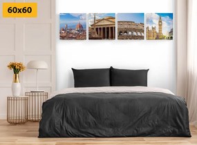 Set di quadri – Città abbaglianti