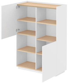 Libreria bianca 100x147 cm Nina - TemaHome