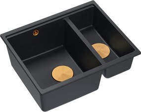 Lavello in granito Logan 150 Black