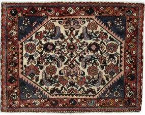 Shiraz Tappeto persiano 90x70 Beige (Iran) Annodato A Mano