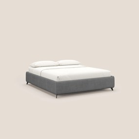 Sara sommier con giroletto contenitore in tessuto impermeabile T02 grigio