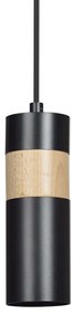 Lampadario a sospensione AKARI 1 BLACK