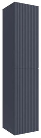 Colonna bagno sospesa 160cm in blu notte a 2 ante Nara