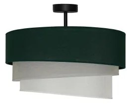 Duolla - Lampadario a plafone TRIO 1xE27/15W/230V diametro 45 cm verde/grigio/bianco