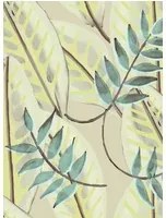 Élitis Carta da parati Alocasia - Beige /Grün