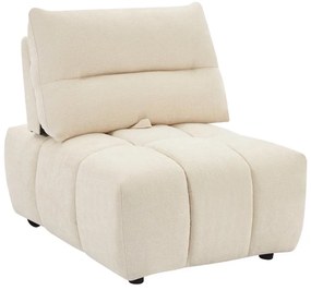 Poltrona schienale avanti-indietro in Tessuto testurizzato Beige - APOLIU