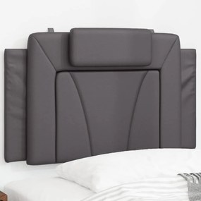 Cuscino Testiera Grigio 90 Cm İn Similpelle /