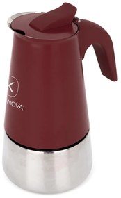 Caffettiera induzione 4 tazze rosso