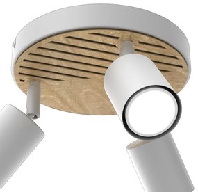 Faretto TERRA 3xGU10/8W/230V bianco/quercia