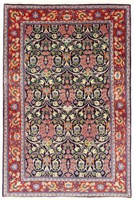 Sarouk Tappeto 140x210 Blu (Iran) Annodato A Mano