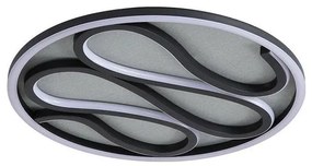 Searchlight 81100-39BK - Plafoniera dimmerabile ZENDISC LED/20W/230V 3000K Ø 39 cm