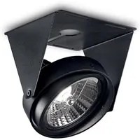 Montature Faretto Orient Moderno Channel Metallo Nero Led 7W 3000K D14Cm