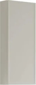 Pensile bagno Pixel Frame laccato Beige Greige, 1 anta apertura da sinistra P 17 x L 30 x H 80 cm