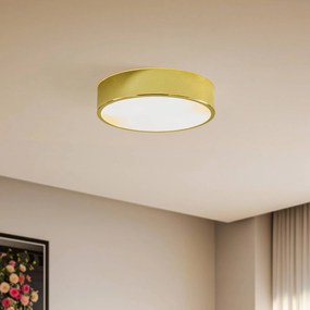 Lamkur Plafoniera Kimban in metallo, Ø 36 cm, oro