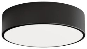 Plafoniera LED CLEO 24W 230V 3000K Ø30 cm nera