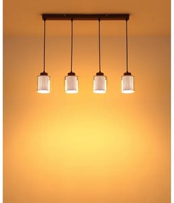 Globo 16056-4H - Lampadario a sospensione con filo FELICIA 4xE27/60W/230V