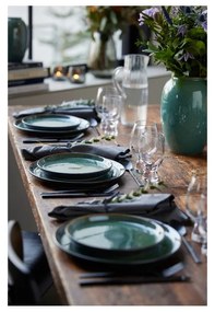 Piatto da dolce verde/nero in gres ø 21 cm Gastro Green/Black – Bitz