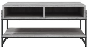 Tavolino da salotto grigio sonoma 90x50x45 cm legno multistrato