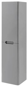 Colonna bagno sospesa 140 cm grigio lucido 2 ante soft-close Stillo
