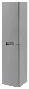 Colonna bagno sospesa 140 cm grigio lucido 2 ante soft-close Stillo