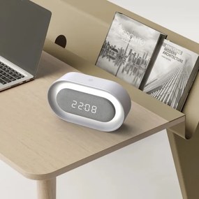 LED Piccola lampada notturna dimmerabile con sveglia KAJA LED/1,3W/5V 3000K