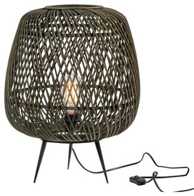 Lampada da tavolo MOZA 1xE27/60W/230V bambù verde