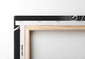 Quadro su tela – Amore etnico in bianco e nero
