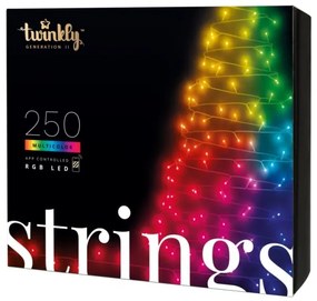 Twinkly TWS250STP-BEU - Catena LED RGB natalizia da esterno 250xLED 23,5m IP44 Wi-Fi